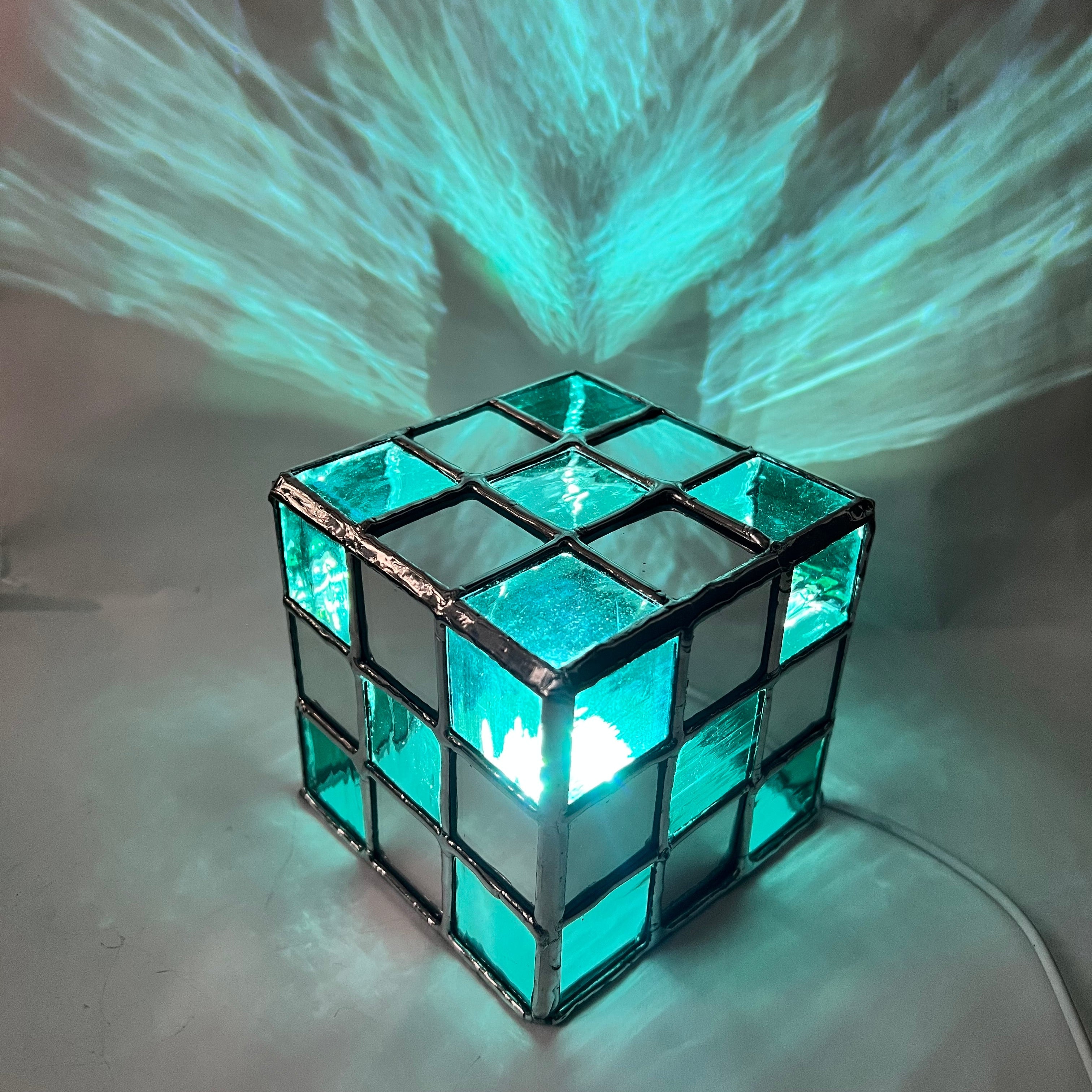 Rubix Cube - Mirror/Teal