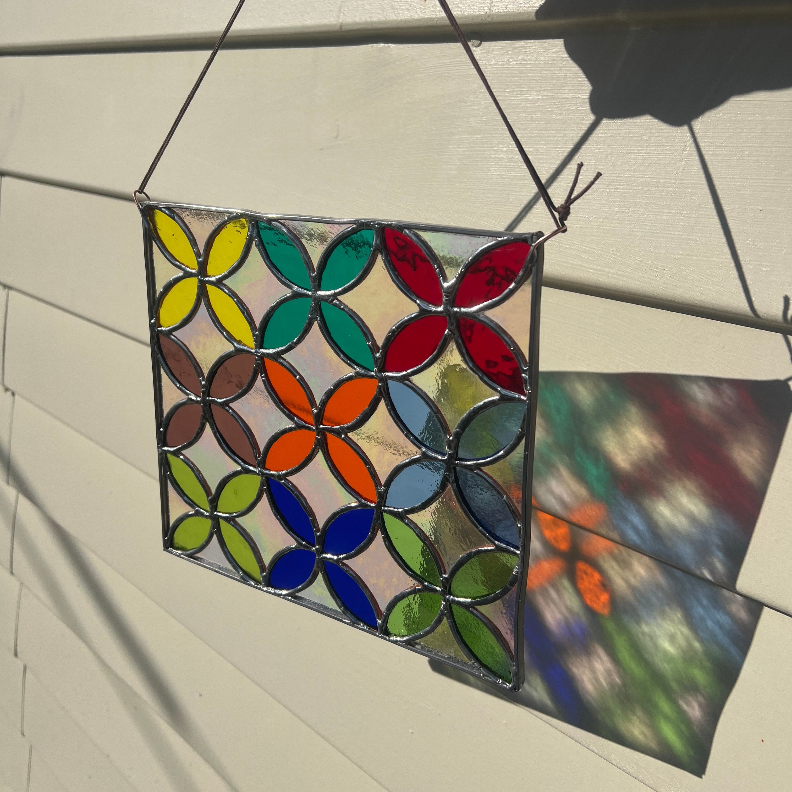 Geometric Flower Panel