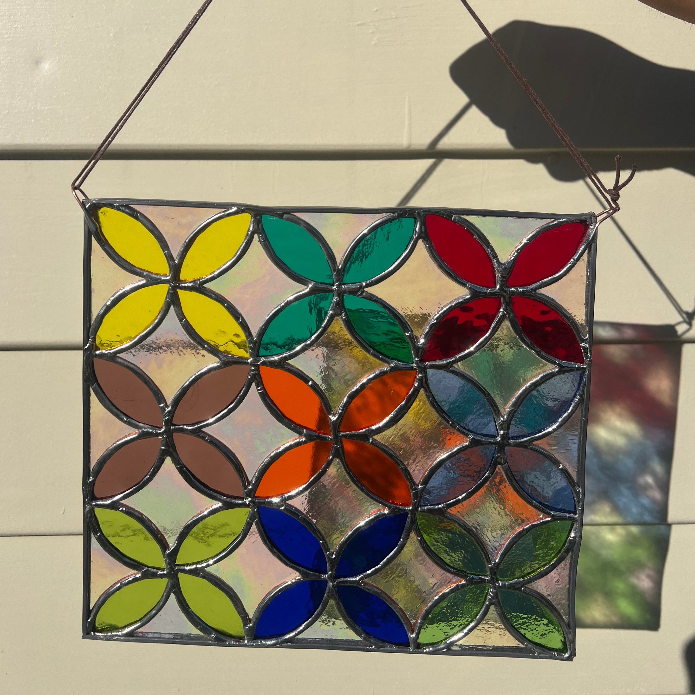 Geometric Flower Panel