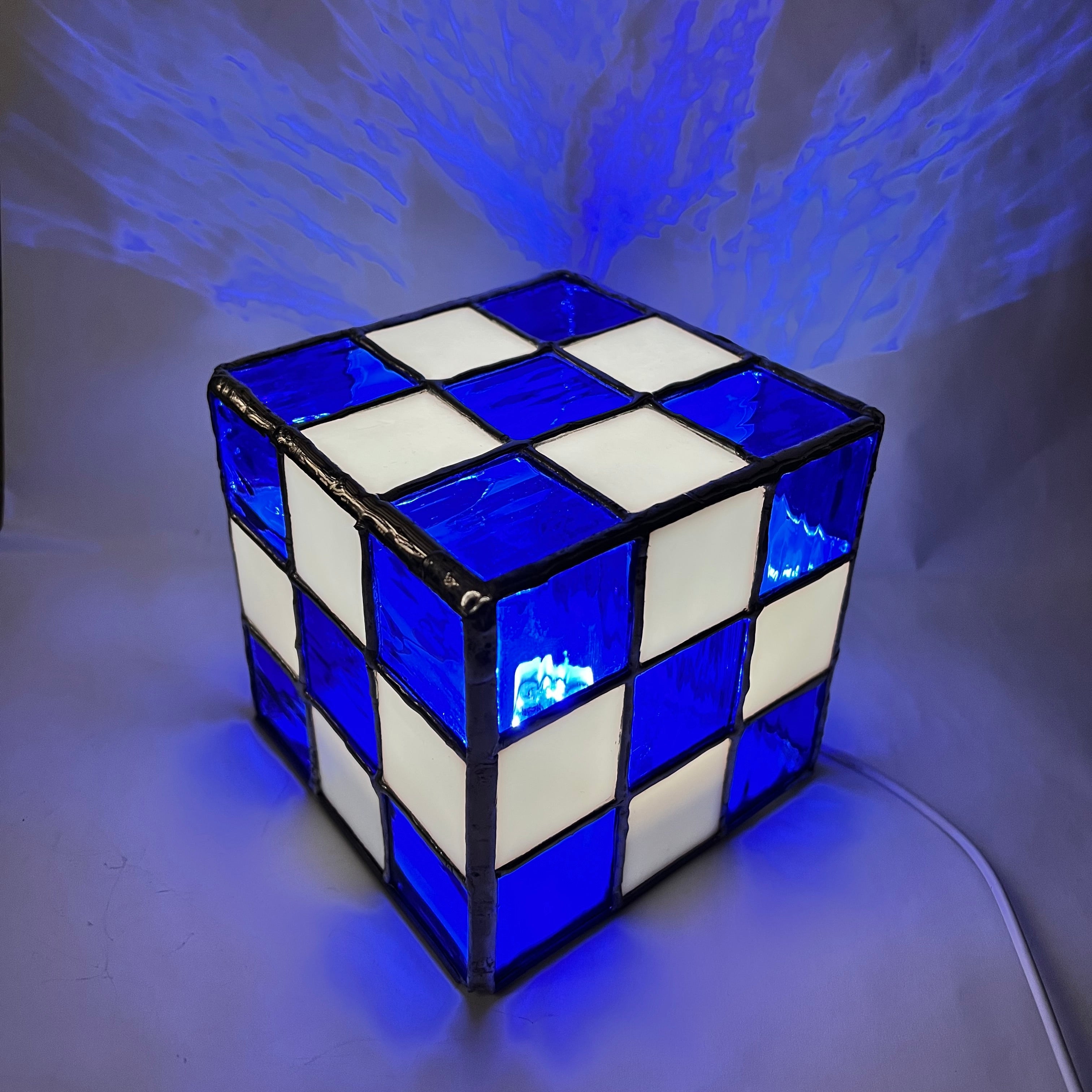 Rubix Cube - White/Cobolt