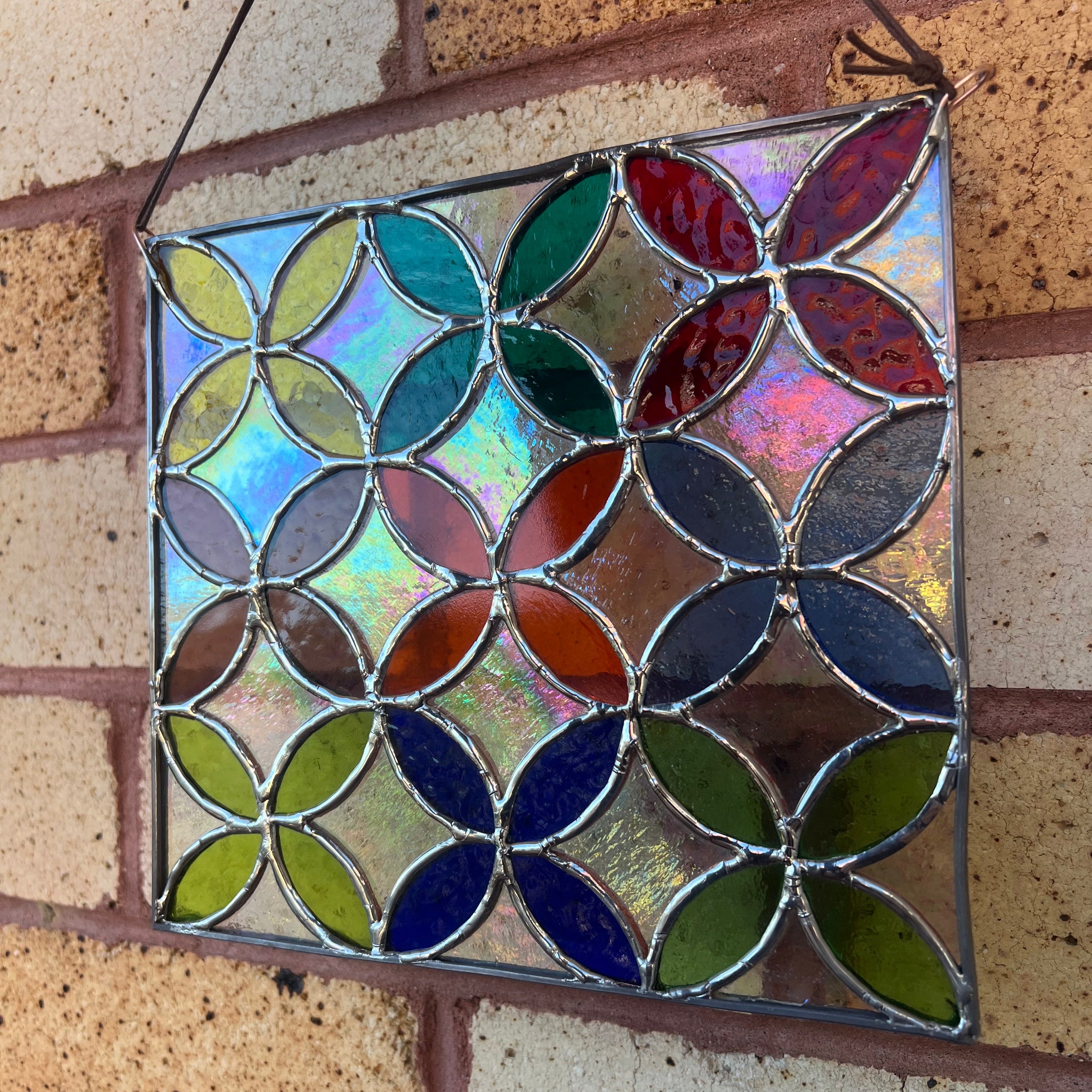 Geometric Flower Panel